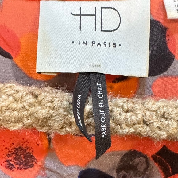 HD in Paris colorful print blouse size 0 - Picture 5 of 5